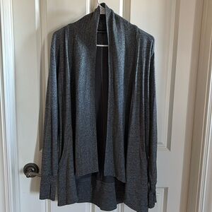 ATHLETA Women’s Cozy Wrap Grey Heather Cardigan